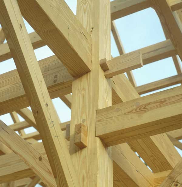 Fire Tower Engineered Timber complex trusses