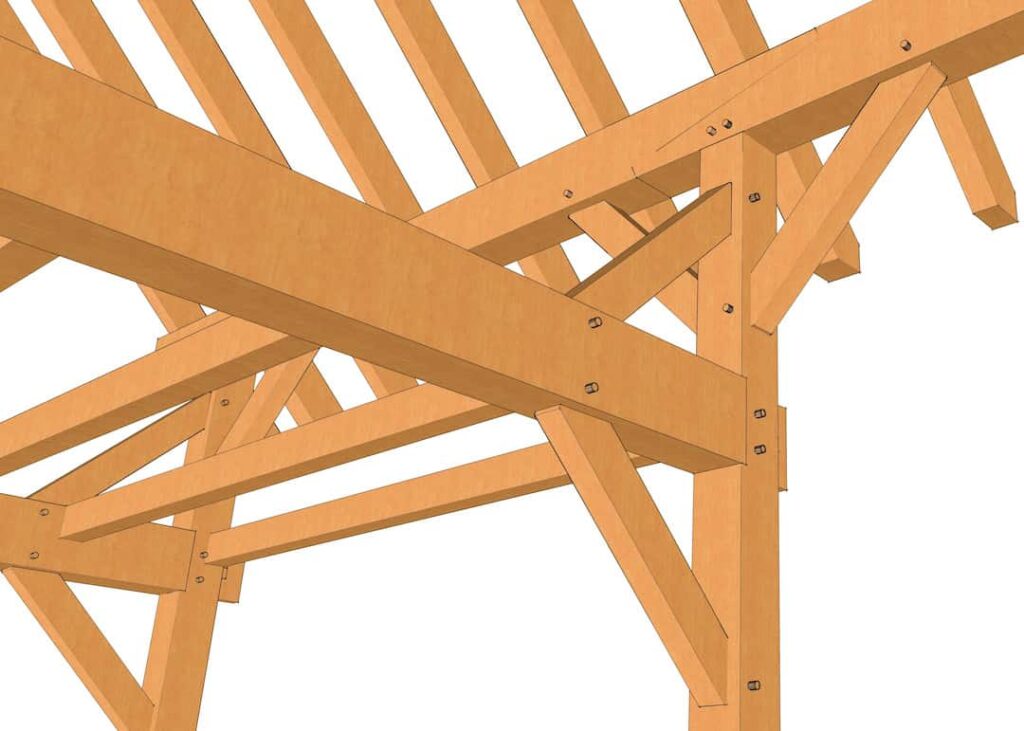 12x36 Timber Frame with Loft (5792) 3