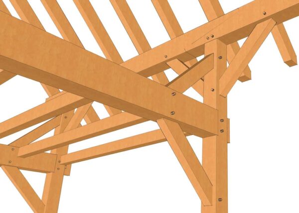 12x36 Timber Frame Plan with Loft - Image 7