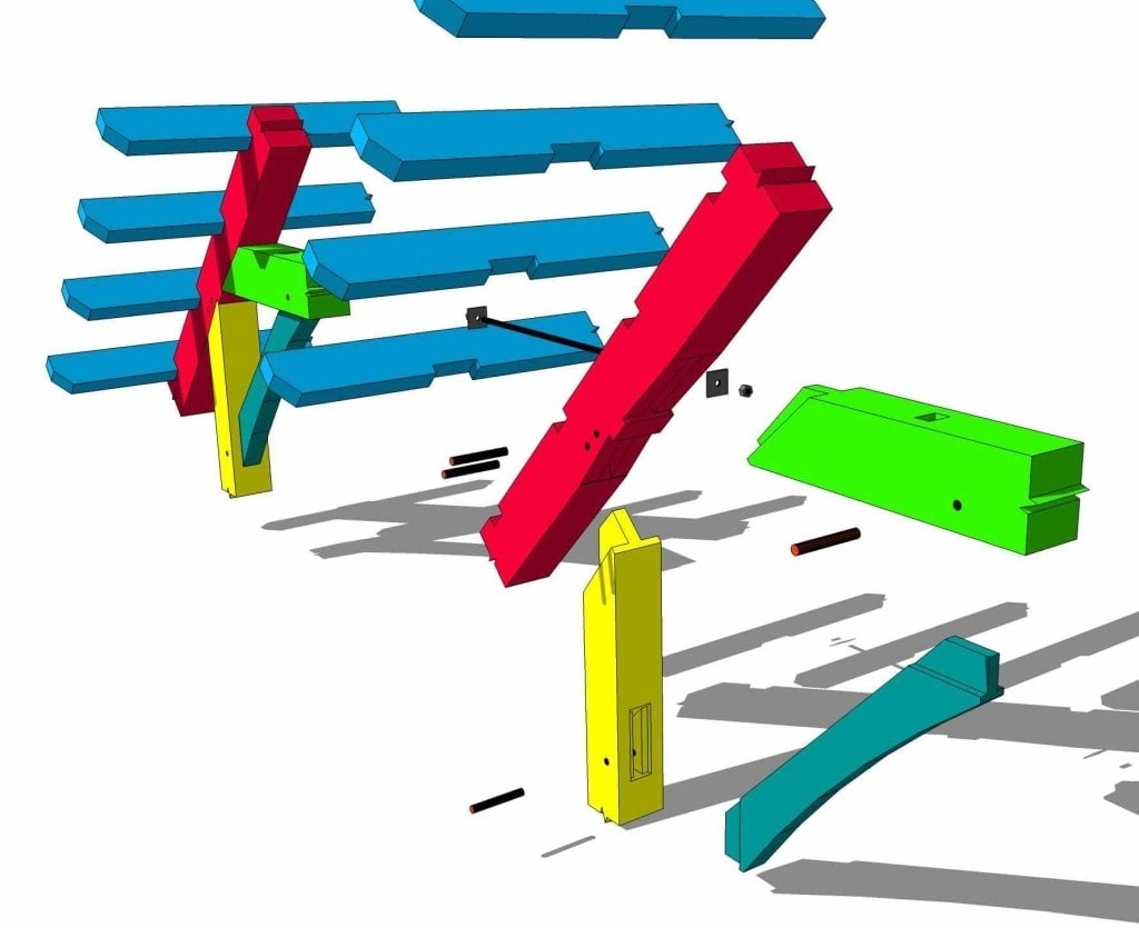 Collar Tie to Rafter with All Thread