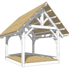 14x16 Timber Frame - Timber Frame HQ