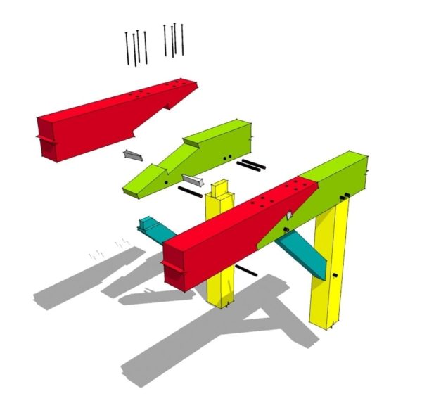 Knee Braces Timber Frame HQ