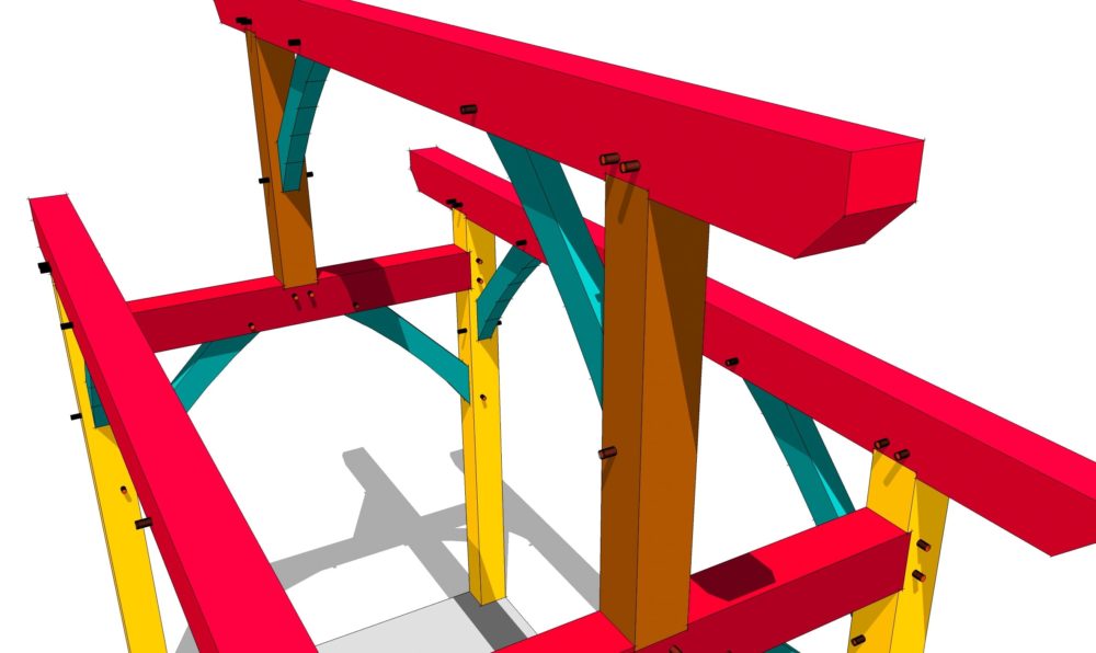 8×12 Timber Frame Plan Timber Frame HQ