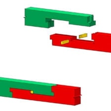 Double Tenoned Scarf Joint - Timber Frame HQ