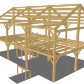 30×50 New Englander Timber Frame Home 30x50 New Englander Timber Frame