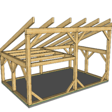 20x20 Timber Frame Plan - Timber Frame HQ