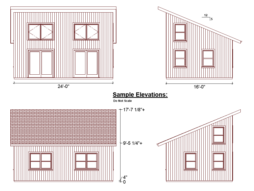 16’ x 24’ t-rex shed roof post and beam - timber frame hq