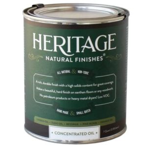 Heritage Concentrated Finishing Oil quart can