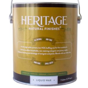 Heritage Liquid Wax End Sealer 1 gallon can