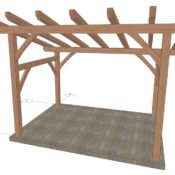 12×16 Shed Roof Timber Frame Plan 12x16 Shed Roof Front