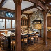 How Much Does a Timber Frame Home Cost? Woodhouse best kitchen