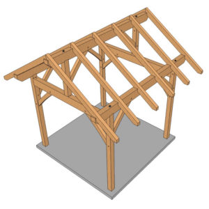 10x10 Post and Beam Plan (3 of 5)