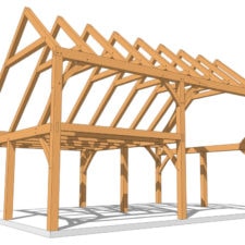 20x20 Timber Frame Plan - Timber Frame HQ