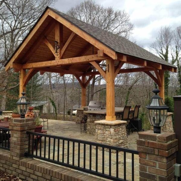 9 Timber Frames That Will Make You Want to Host a Cookout - Timber Frame HQ