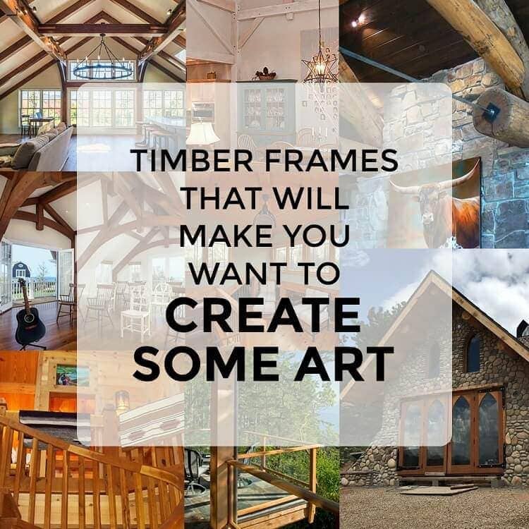 Timber Frames Create Some Art