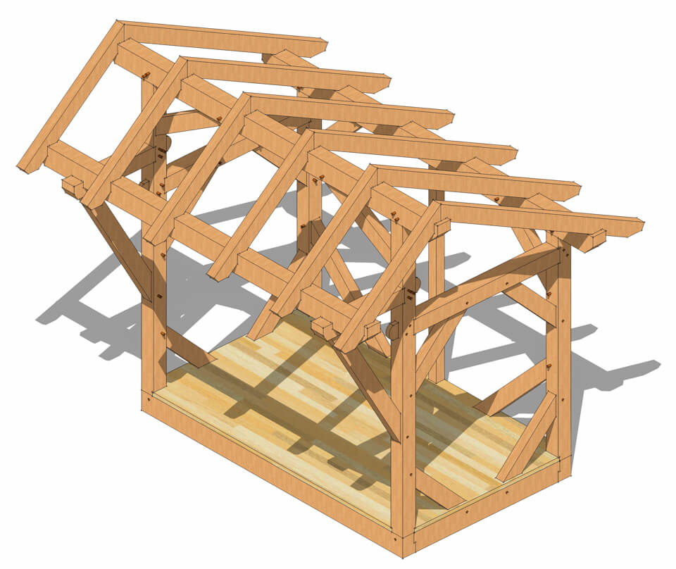 Firewood Storage Shed