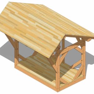 Firewood Storage Shed Plan