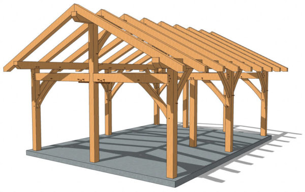 18x24 King Post Plan - Image 7