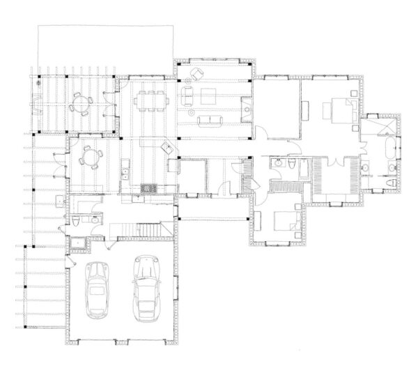 Laurel Creek - Hybrid Timber Frame Ranch Plan - Image 8