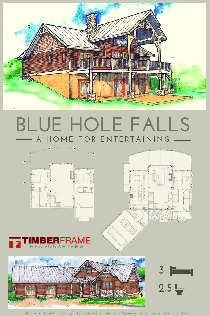 Blue Hole Falls House Plan - Timber Frame HQ