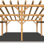 24x24 Shed Roof Plan - Timber Frame HQ