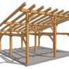 24x24 Shed Roof Plan