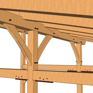 24×24 Shed Roof Plan - Timber Frame HQ