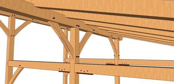 24x24 Shed Roof Plan Scarf Joint