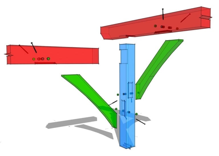 Post and Beam Knee Brace Connection - Timber Frame HQ