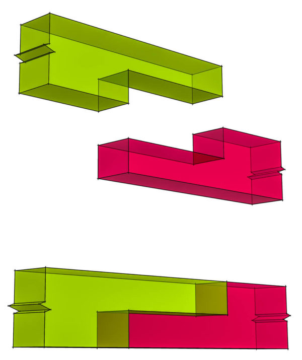 Half Lap Scarf Joint Timber Frame HQ