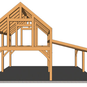 30×24 Timber Frame Cabin Plan