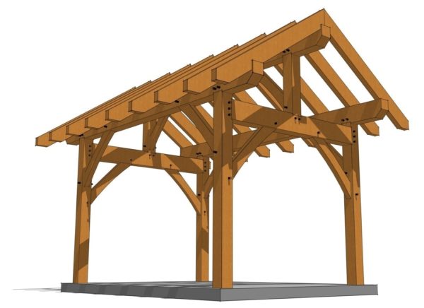 Timber Frame Pergola Plans - Timber Frame HQ