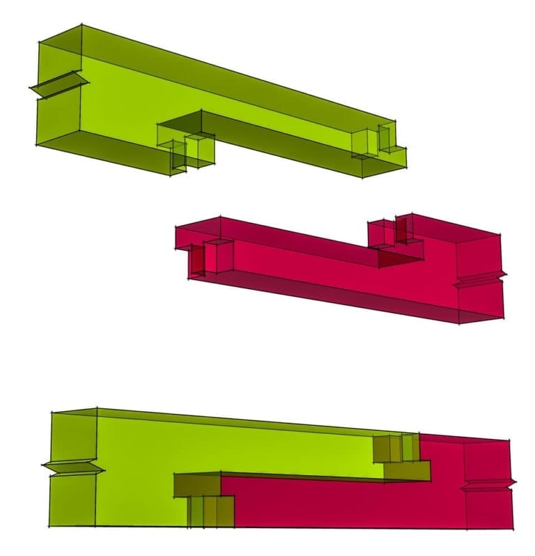Stop Bladed Scarf Joint With Cogs Timber Frame HQ