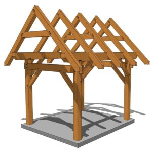 10x2 Common Truss Shed