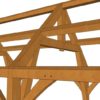 12x24 Gothic Arch Timber Frame Detail