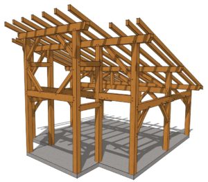 Timber Frame Shed Plans - Timber Frame HQ