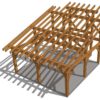 20x20 Shed Roof Plan Roof View
