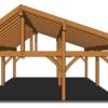 26x30 Timber Frame Workshop Side View