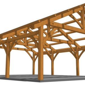 26x36 Timber Frame Carport