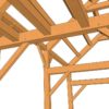24x36 Timber Frame Barn House Plan Closeup