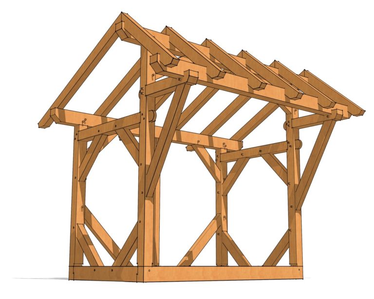 Firewood Storage Shed