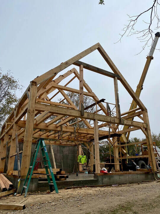 Hauser Timber Frames Eastern White Pine Outbuilding