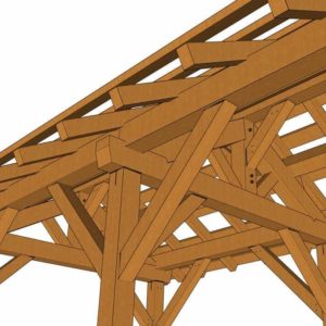 12x24 Post and Beam Pavilion Detail