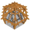 Hexagonal Gazebo Plan Birdseye