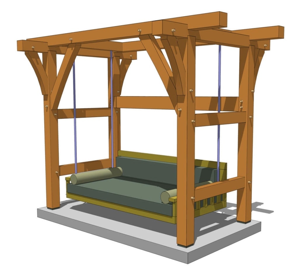 Timber Frame Bedswing 