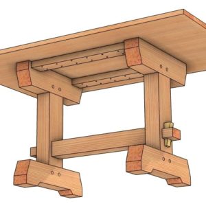 Timber Frame Dining Room Table Plan
