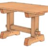 Timber Frame Dining Room Table