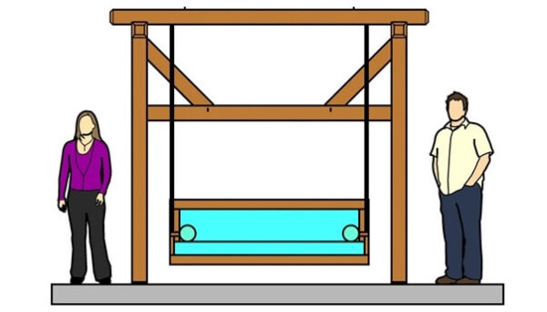 Bed swing (40900) - Front View