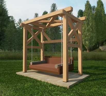 Heavy Timber Bed Swing Plan - Image17
