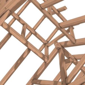Close Up On Sugar Shack Barn Joinery
